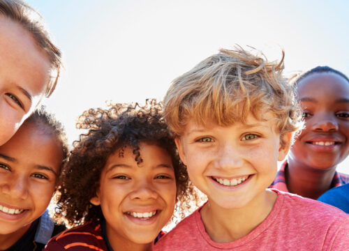 Photo of a group of kids